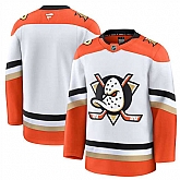 Men's Anaheim Ducks Blank White 2024-25 Away Stitched Hockey Jersey Dzhi,baseball caps,new era cap wholesale,wholesale hats