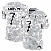 Men's Atlanta Falcons #7 Bijan Robinson 2024 Arctic Camo Salute To Service Limited Stitched Jersey Dyin,baseball caps,new era cap wholesale,wholesale hats