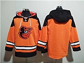 Men's Baltimore Orioles Blank Orange Ageless Must-Have Lace-Up Pullover Hoodie,baseball caps,new era cap wholesale,wholesale hats