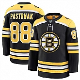 Men's Boston Bruins #88 David Pastrnak Black 2024-25 Home Stitched Hockey Jersey Dzhi,baseball caps,new era cap wholesale,wholesale hats