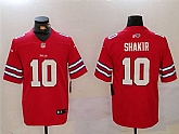 Men's Buffalo Bills #10 Khalil Shakir Red Vapor Untouchable Limited Stitched Jersey,baseball caps,new era cap wholesale,wholesale hats