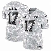 Men's Buffalo Bills #17 Josh Allen 2024 Arctic Camo Salute To Service Limited Stitched Jersey Dyin,baseball caps,new era cap wholesale,wholesale hats