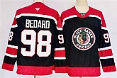 Men's Chicago Blackhawks #98 Connor Bedard Black 2024-25 Stitched Hockey Jersey,baseball caps,new era cap wholesale,wholesale hats