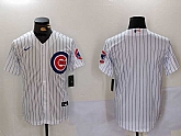 Men's Chicago Cubs Blank White With Patch Stitched Cool Base Nike Jersey,baseball caps,new era cap wholesale,wholesale hats