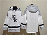 Men's Chicago White Sox Blank White Ageless Must-Have Lace-Up Pullover Hoodie,baseball caps,new era cap wholesale,wholesale hats