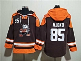 Men's Cleveland Browns #85 David Njoku Brown Ageless Must-Have Lace-Up Pullover Hoodie,baseball caps,new era cap wholesale,wholesale hats