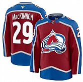 Men's Colorado Avalanche #29 Nathan MacKinnon Burgundy 2024-25 Home Stitched Jersey Dzhi,baseball caps,new era cap wholesale,wholesale hats