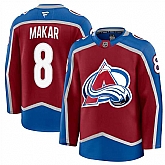 Men's Colorado Avalanche #8 Cale Makar Burgundy 2024-25 Home Stitched Jersey Dzhi,baseball caps,new era cap wholesale,wholesale hats