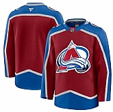 Men's Colorado Avalanche Blank Burgundy 2024-25 Home Stitched Jersey Dzhi,baseball caps,new era cap wholesale,wholesale hats