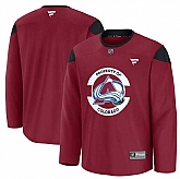 Men's Colorado Avalanche Burgundy 2024-25 Team Practice Stitched Jersey Dzhi,baseball caps,new era cap wholesale,wholesale hats