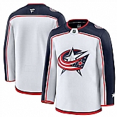 Men's Columbus Blue Jackets Blank White 2024-25 Away Stitched Hockey Jersey Dzhi,baseball caps,new era cap wholesale,wholesale hats