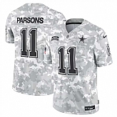 Men's Dallas Cowboys #11 Micah Parsons 2024 Arctic Camo Salute To Service Limited Stitched Jersey Dyin,baseball caps,new era cap wholesale,wholesale hats