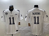 Men's Dallas Cowboys #11 Micah Parsons 2024 White F.U.S.E. With Established In 1960 Patch Stitched Jersey Dzhi,baseball caps,new era cap wholesale,wholesale hats