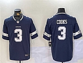 Men's Dallas Cowboys #3 Brandin Cooks Navy Vapor Untouchable Limited Stitched Jersey,baseball caps,new era cap wholesale,wholesale hats