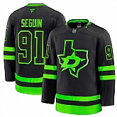 Men's Dallas Stars #91 Tyler Seguin Black 2024-25 Alternate Stitched Hockey Jersey Dzhi,baseball caps,new era cap wholesale,wholesale hats