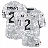 Men's Denver Broncos #2 Patrick Surtain II 2024 Arctic Camo Salute To Service Limited Stitched Jersey Dyin,baseball caps,new era cap wholesale,wholesale hats