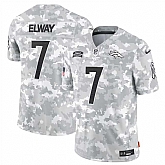 Men's Denver Broncos #7 John Elway 2024 Arctic Camo Salute To Service Limited Stitched Jersey Dyin,baseball caps,new era cap wholesale,wholesale hats