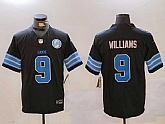 Men's Detroit Lions #9 Jameson Williams Black 2024 F.U.S.E. 2nd Alternate With Patch Vapor Limited Stitched Jersey,baseball caps,new era cap wholesale,wholesale hats