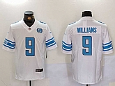 Men's Detroit Lions #9 Jameson Williams White With Patch Vapor Untouchable Limited Stitched Jersey,baseball caps,new era cap wholesale,wholesale hats