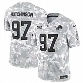 Men's Detroit Lions #97 Aidan Hutchinson 2024 Arctic Camo Salute To Service Limited Stitched Jersey Dyin,baseball caps,new era cap wholesale,wholesale hats