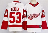 Men's Detroit Red Wings #53 Moritz Seider White 2024-25 Stitched Jersey,baseball caps,new era cap wholesale,wholesale hats