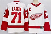 Men's Detroit Red Wings #71 Dylan Larkin White 2024-25 Stitched Jersey,baseball caps,new era cap wholesale,wholesale hats