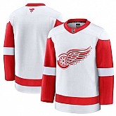 Men's Detroit Red Wings Blank White 2024-25 Away Stitched Hockey Jersey Dzhi,baseball caps,new era cap wholesale,wholesale hats