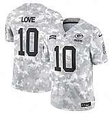 Men's Green Bay Packers #10 Jordan Love 2024 Arctic Camo Salute To Service Limited Stitched Jersey Dyin,baseball caps,new era cap wholesale,wholesale hats