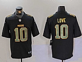 Men's Green Bay Packers #10 Jordan Love Black Fashion Vapor Limited Stitched Jersey,baseball caps,new era cap wholesale,wholesale hats