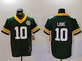 Men's Green Bay Packers #10 Jordan Love Green 2023 F.U.S.E. With Patch Limited Stitched Jersey,baseball caps,new era cap wholesale,wholesale hats