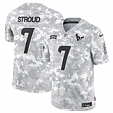 Men's Houston Texans #7 C.J. Stroud 2024 Arctic Camo Salute To Service Limited Stitched Jersey Dyin,baseball caps,new era cap wholesale,wholesale hats