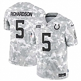 Men's Indianapolis Colts #5 Anthony Richardson 2024 Arctic Camo Salute To Service Limited Stitched Jersey Dyin,baseball caps,new era cap wholesale,wholesale hats