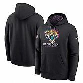 Men's Jacksonville Jaguars Black 2024 Crucial Catch Club Pullover Hoodie,baseball caps,new era cap wholesale,wholesale hats