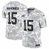 Men's Kansas City Chiefs #15 Patrick Mahomes 2024 Arctic Camo Salute To Service Limited Stitched Jersey Dyin,baseball caps,new era cap wholesale,wholesale hats