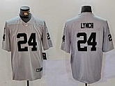 Men's Las Vegas Raiders #24 Marshawn Lynch Grey Vapor Untouchable Limited Stitched Jersey Dzhi,baseball caps,new era cap wholesale,wholesale hats