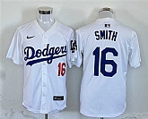 Men's Los Angeles Dodgers #16 Will Smith White 2024 Limited Stitched Baseball Jersey,baseball caps,new era cap wholesale,wholesale hats