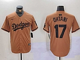 Men's Los Angeles Dodgers #17 Shohei Ohtani Olive Black Cool Base Limited Stitched Jersey,baseball caps,new era cap wholesale,wholesale hats