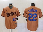 Men's Los Angeles Dodgers #22 Clayton Kershaw Number Olive Cool Base Limited Stitched Jerseys,baseball caps,new era cap wholesale,wholesale hats