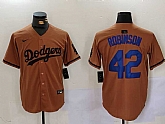 Men's Los Angeles Dodgers #42 Jackie Robinson Olive Cool Base Limited Stitched Jersey,baseball caps,new era cap wholesale,wholesale hats