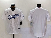 Men's Los Angeles Dodgers Blank White Cool Base Stitched Jersey,baseball caps,new era cap wholesale,wholesale hats