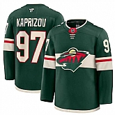 Men's Minnesota Wild #97 Kirill Kaprizov Green 2024-25 Home Stitched Hockey Jersey Dzhi,baseball caps,new era cap wholesale,wholesale hats