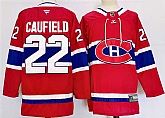 Men's Montreal Canadiens #22 Cole Caufield Red 2024-25 Stitched Jersey,baseball caps,new era cap wholesale,wholesale hats