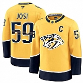 Men's Nashville Predators #59 Roman Josi Gold 2024-25 Home Stitched Hockey Jersey Dzhi,baseball caps,new era cap wholesale,wholesale hats