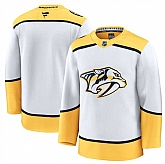 Men's Nashville Predators Blank White 2024-25 Away Stitched Hockey Jersey Dzhi,baseball caps,new era cap wholesale,wholesale hats