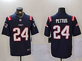 Men's New England Patriots #24 Dell Pettus Navy Vapor Limited Stitched Jersey,baseball caps,new era cap wholesale,wholesale hats