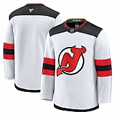 Men's New Jersey Devils Blank White 2024-25 Away Stitched Hockey Jersey Dzhi,baseball caps,new era cap wholesale,wholesale hats