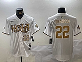 Men's New Orleans Saints #22 Rashid Shaheed White Cool Base Stitched Baseball Jerseys,baseball caps,new era cap wholesale,wholesale hats