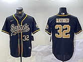 Men's New Orleans Saints #32 Tyrann Mathieu Black Cool Base Stitched Baseball Jerseys,baseball caps,new era cap wholesale,wholesale hats