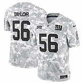 Men's New York Giants #56 Lawrence Taylor 2024 Arctic Camo Salute To Service Limited Stitched Jersey Dyin,baseball caps,new era cap wholesale,wholesale hats