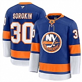 Men's New York Islanders #30 Ilya Sorokin Royal 2024-25 Home Stitched Hockey Jersey Dzhi,baseball caps,new era cap wholesale,wholesale hats